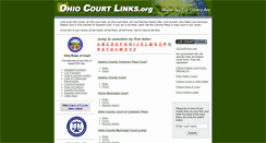 Desktop Screenshot of ohiocourtlinks.org