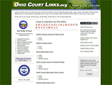 Tablet Screenshot of ohiocourtlinks.org